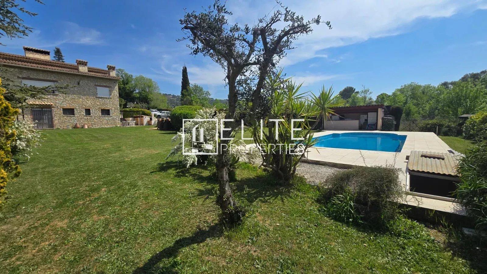 MAISON EN PIERRE 265m² + PISCINE - 2 APPARTEMENTS + STUDIO – MOUANS-SARTOUX