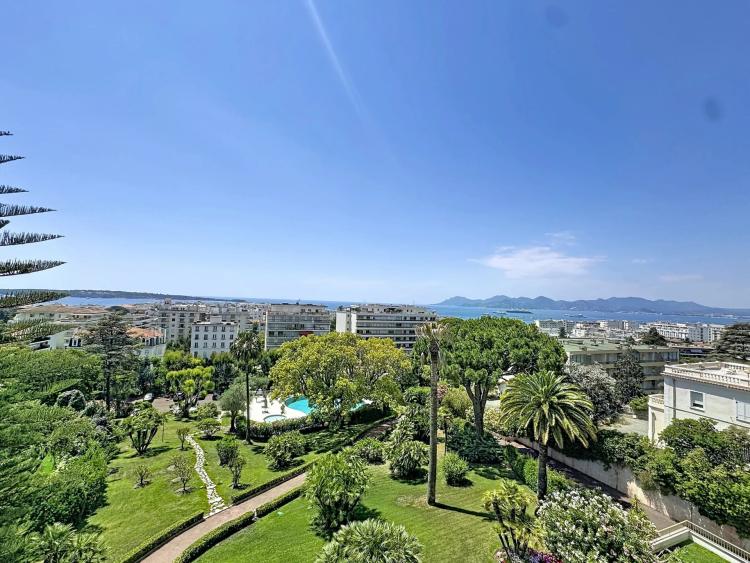 CANNES BASSE CALIFORNIE APPARTEMENT D'EXCEPTION 4 PIECES VUE MER