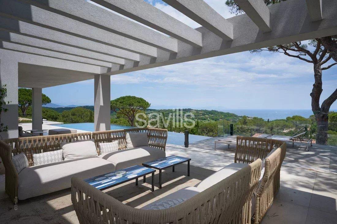 Saint-Tropez, Villas contemporaines vue mer
