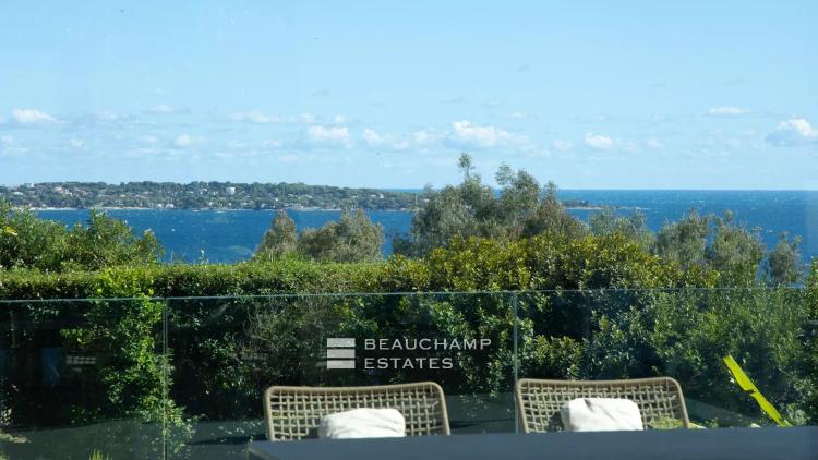 villa moderne avec vue mer panoramique - golfe juan