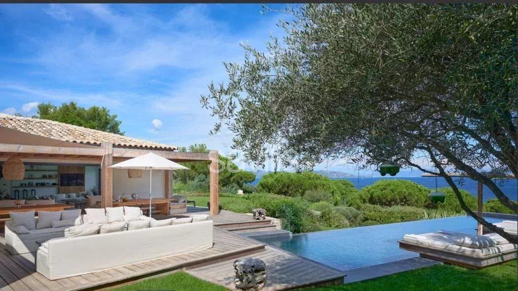 Propriété vue mer à Saint-Tropez, domaine sécurisé et privé