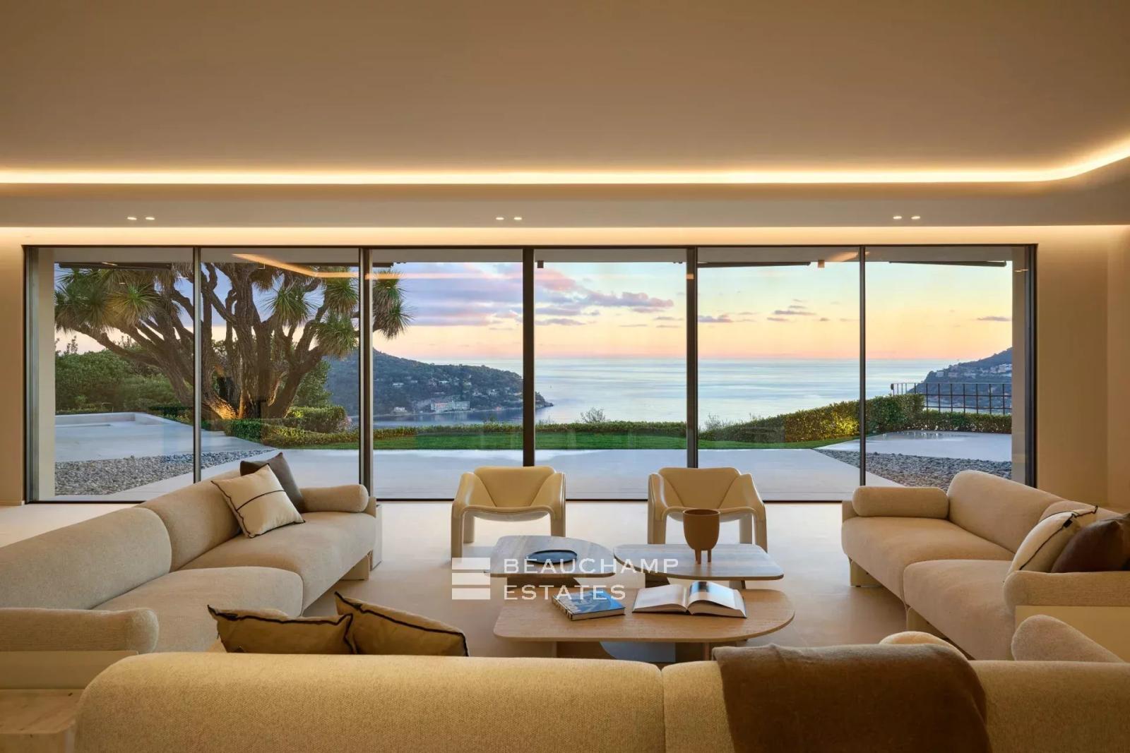 Villa contemporaine 6 chambres avec vue mer panoramique  – Saint-Jean-Cap-Ferrat