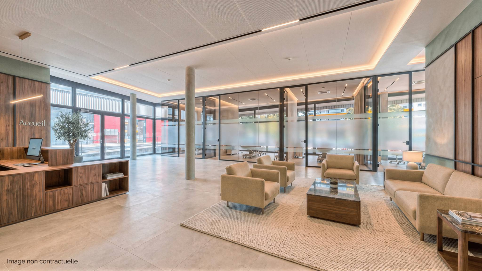 Arcade, showroom, bureaux de 184 m2 à louer à Gland