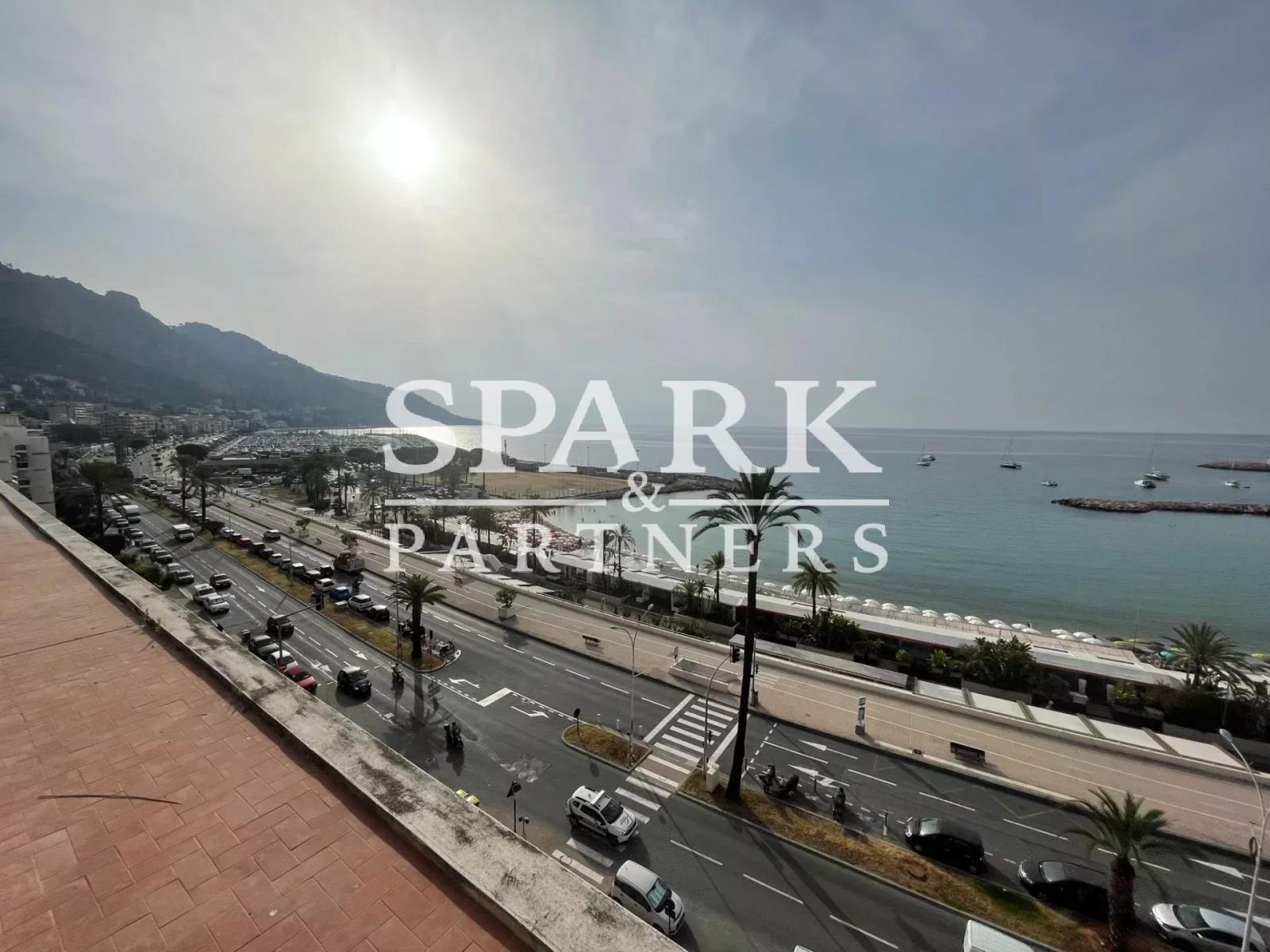 Menton - Garavan - Penthouse 2 pieces vue mer panoramique