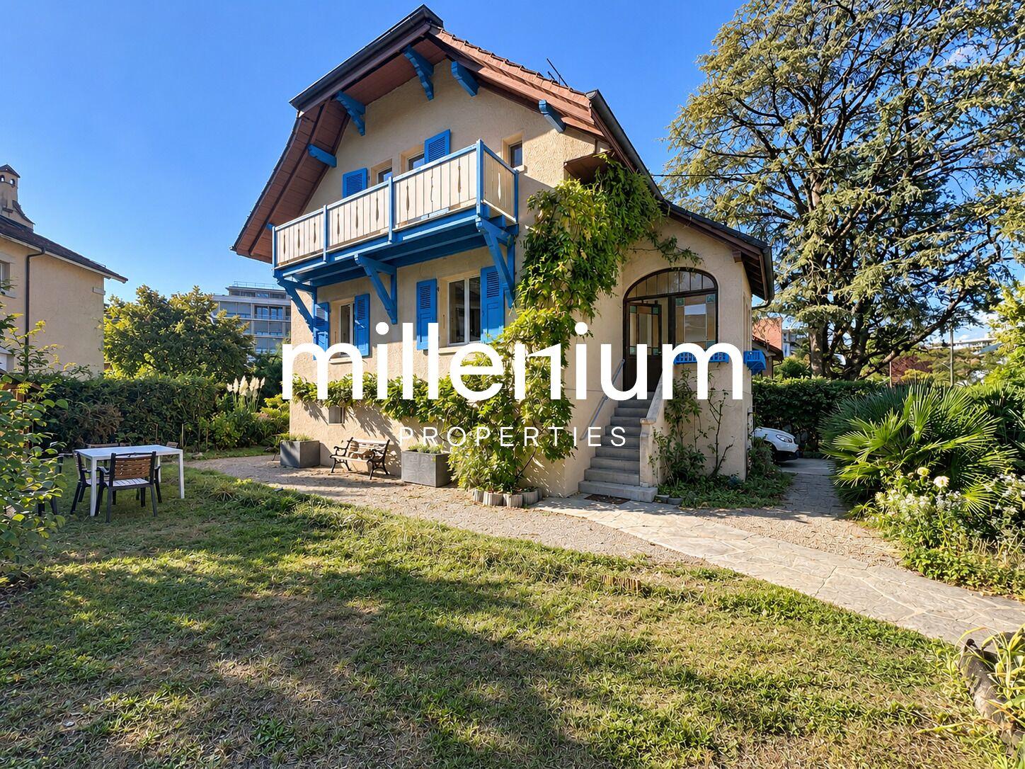 Charmante maison individuelle avec jardin à Châtelaine