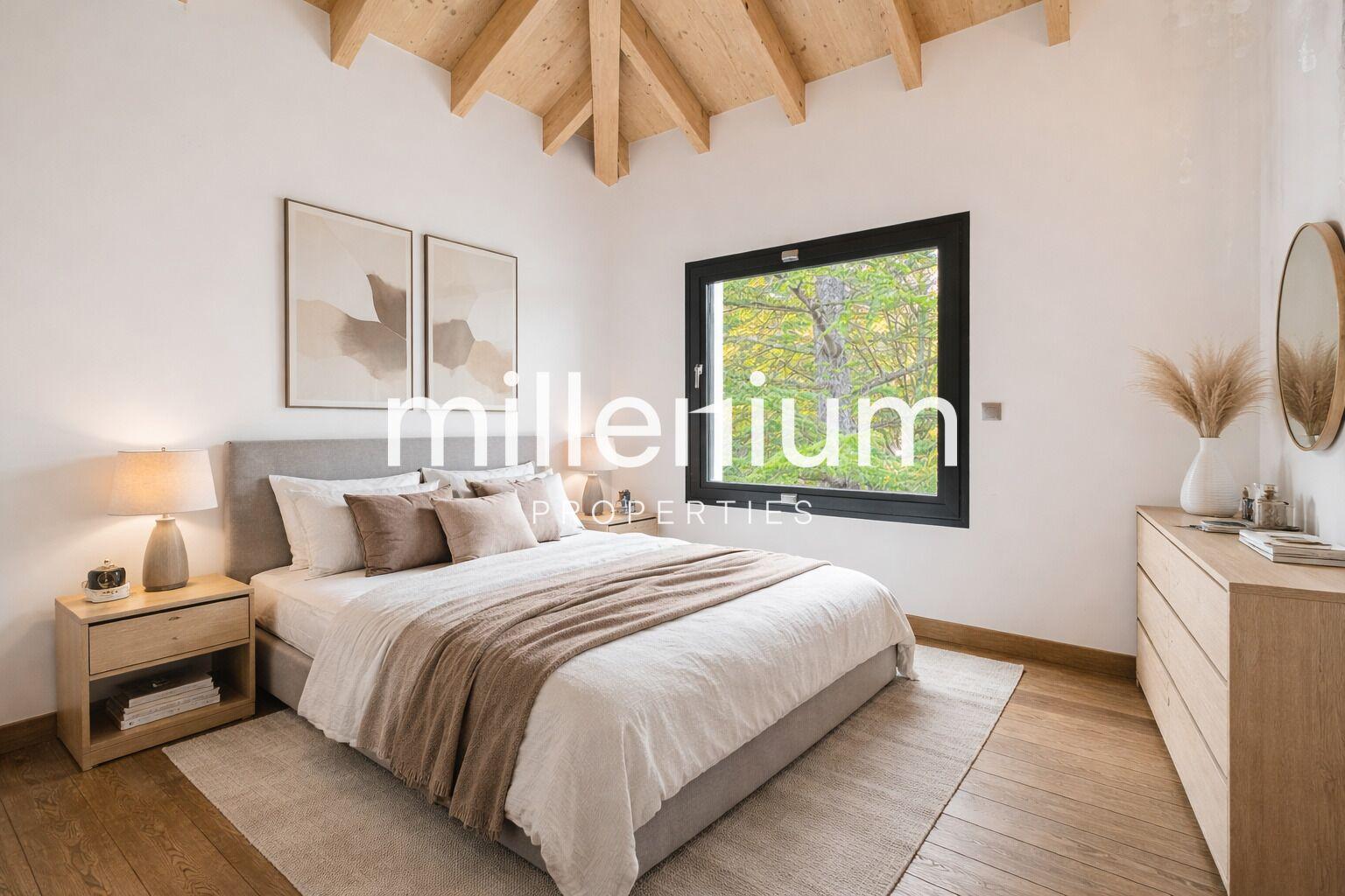 Villa contemporaine avec toit-terrasse et vue dégagée – Proche Genève