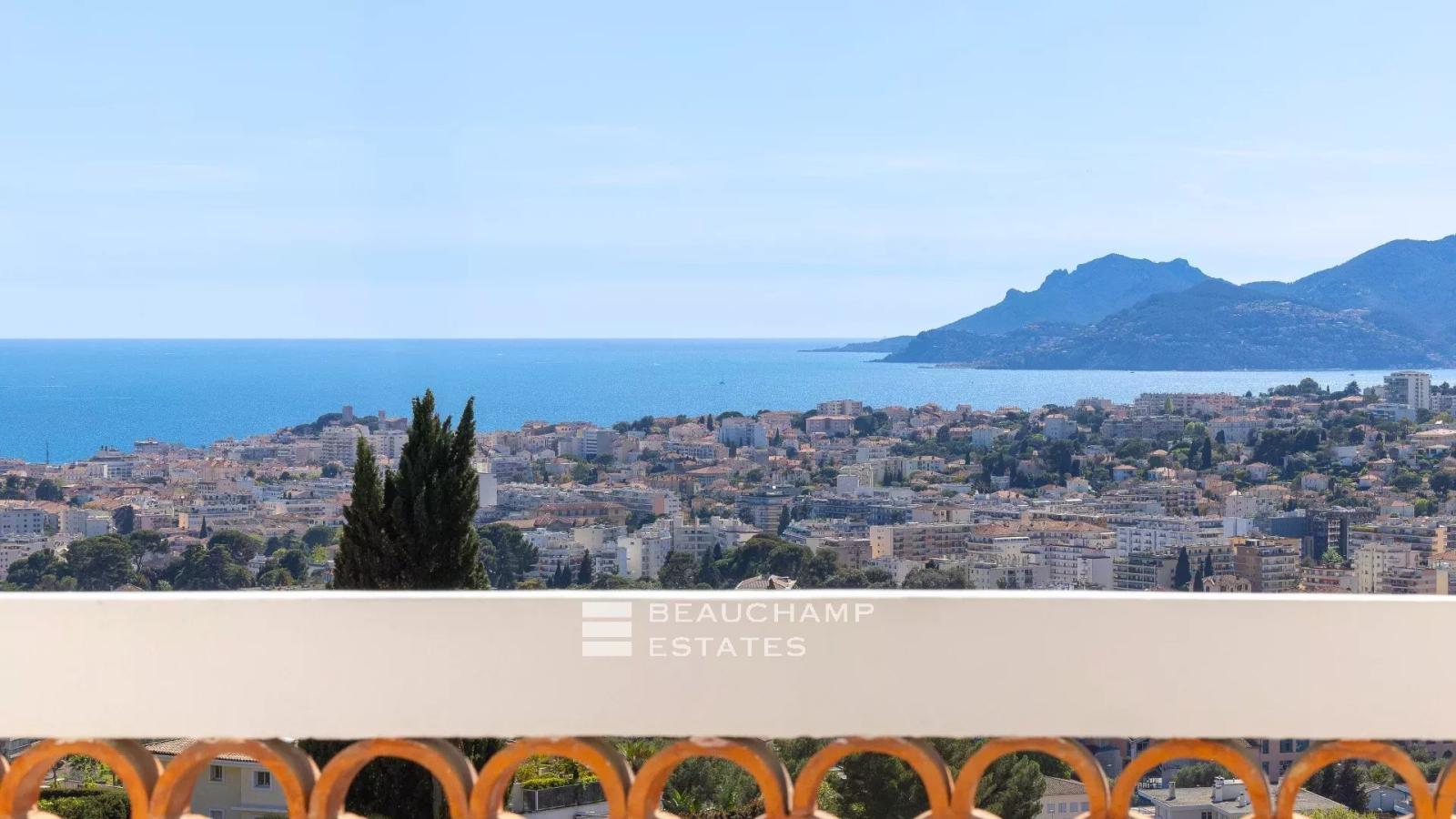 Villa Belle Epoque 5 chambres avec vue mer panoramique - Cannes