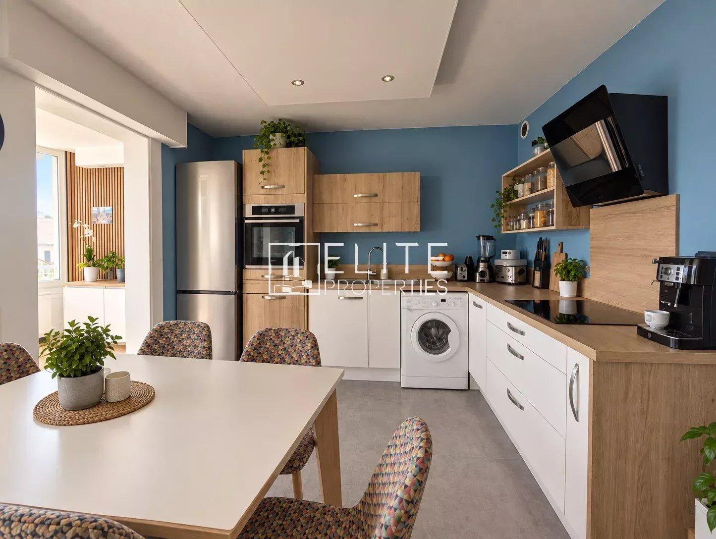 EXCLUSIVITE - LE CANNET – APPARTEMENT LUMINEUX, TRAVERSANT ET AU CALME