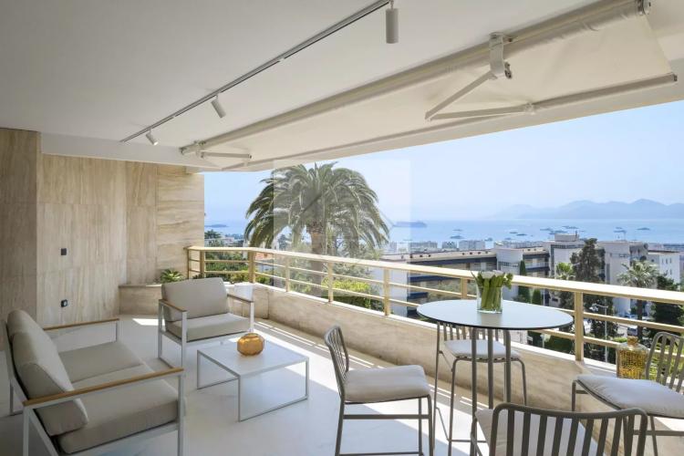 CANNES Californie - Vue panoramique mer et environnement Cannes !