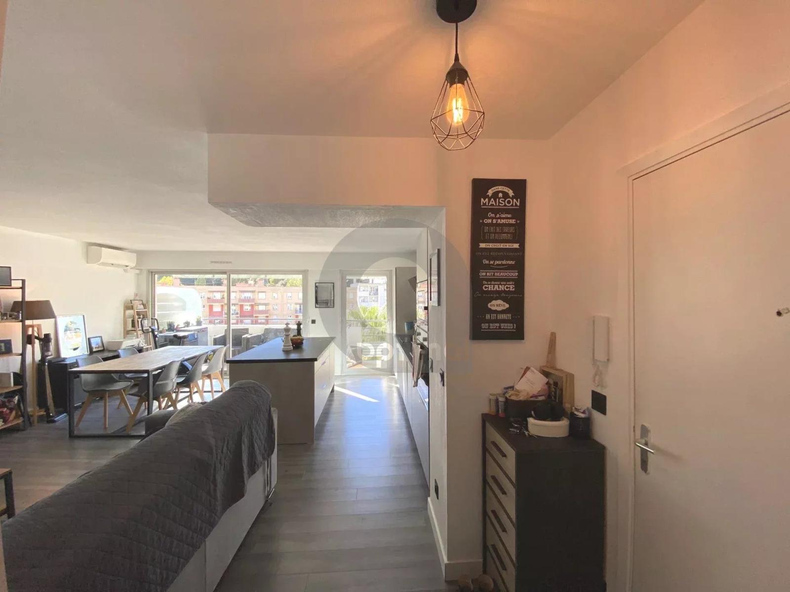 A VENDRE MENTON BORRIGO 3P 65M2 CLEF EN MAIN TERRASSE CAVE GARAGE NORMES P.M.R