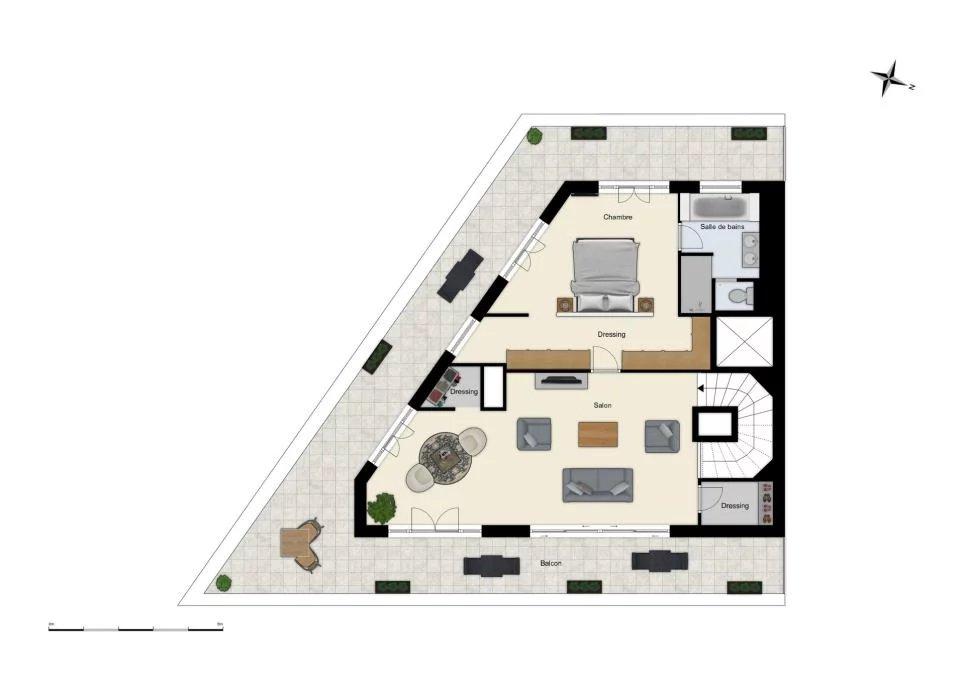 En exclusivité – Attique d’exception à Saint-Jean