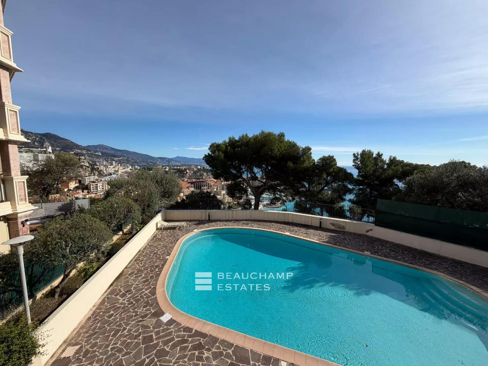 Appartement 2 pièces vue mer panoramique – Cap d’Ail