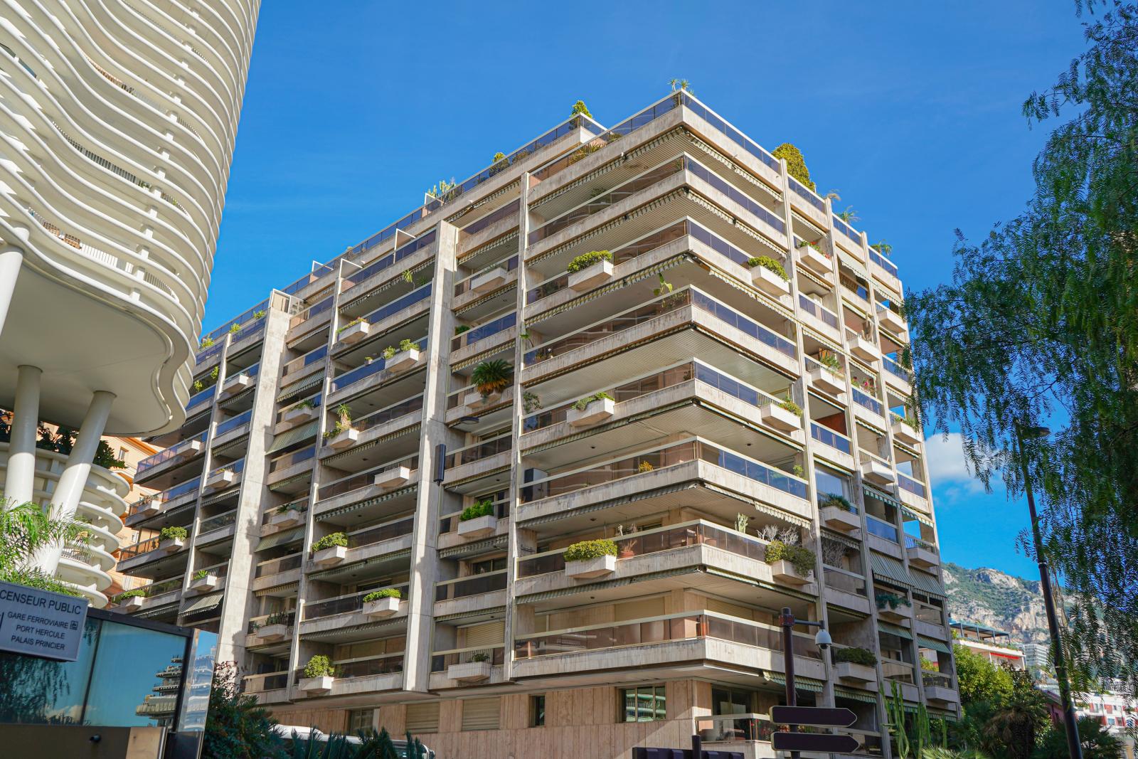 MONEGHETTI - GRAND STUDIO AVEC TERRASSE - USAGE MIXTE