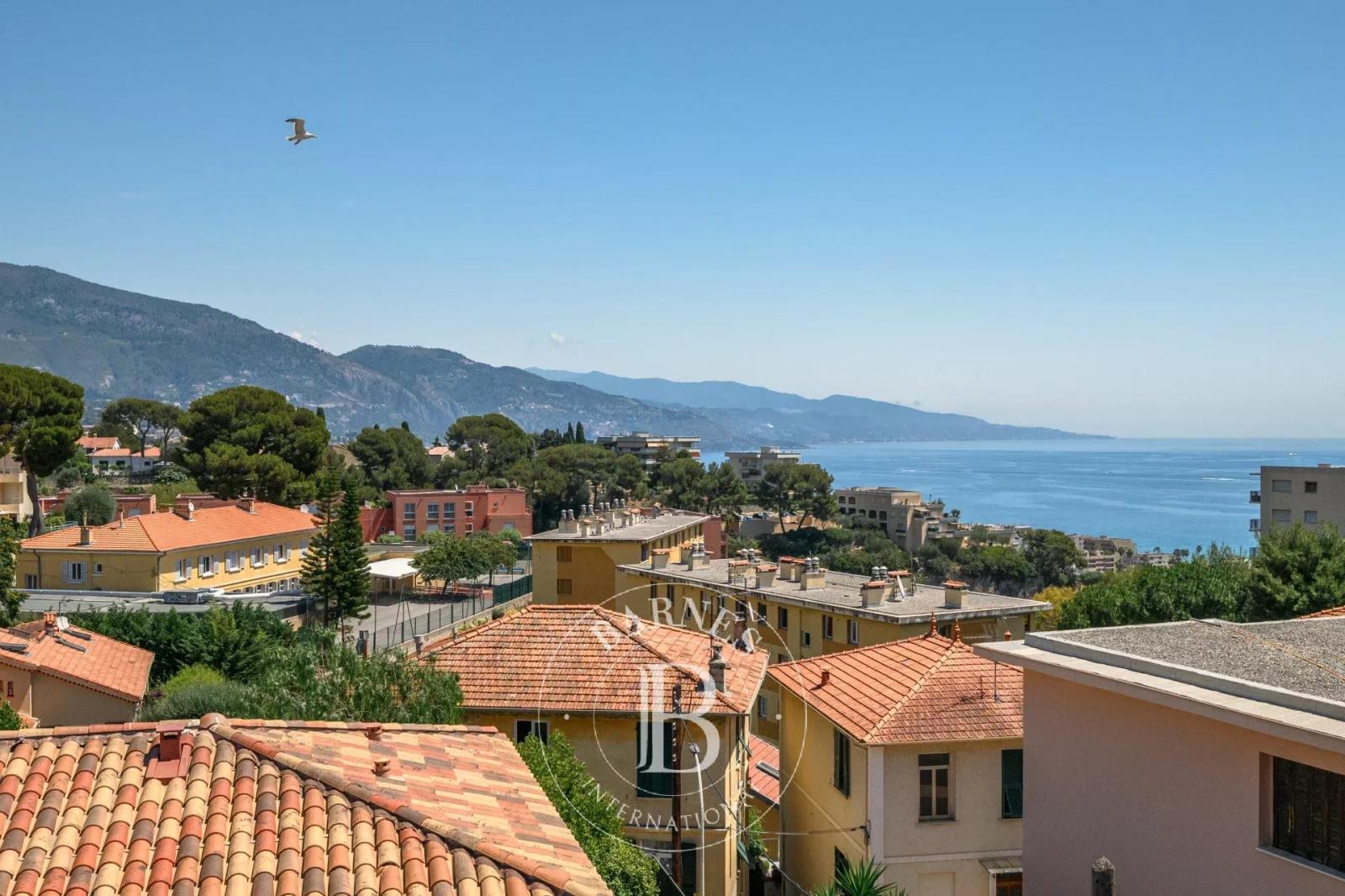 ROQUEBRUNE CAP MARTIN - ÉLÉGANTE VILLA CONTEMPORAINE AVEC VUE MER ET PISCINE