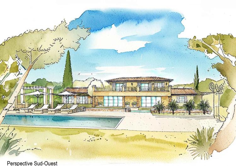 Villa de luxe à vendre Les Salins Saint-Tropez – à Pieds centre et plage