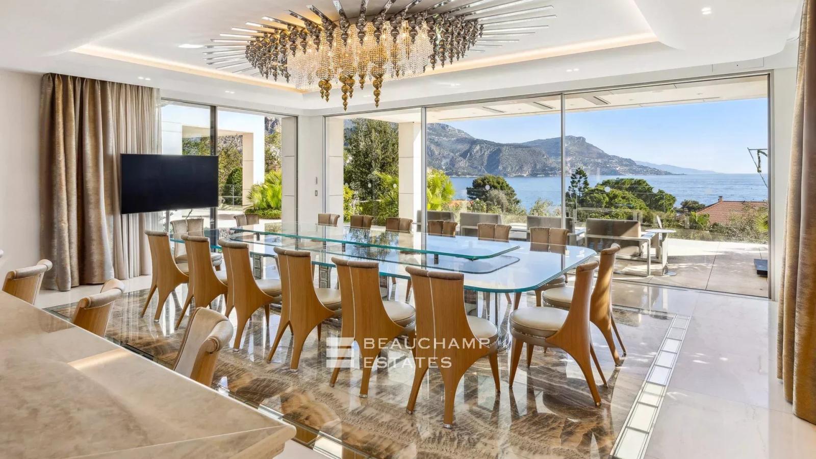 Villa contemporaine 5 chambres avec vue mer piscine chauffée et jacuzzi - Saint-Jean-Cap-Ferrat