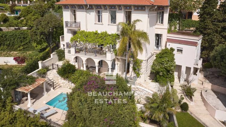 Exclusivité - Villa Belle Époque 6 chambres vue mer panoramique - Cap d'Ail