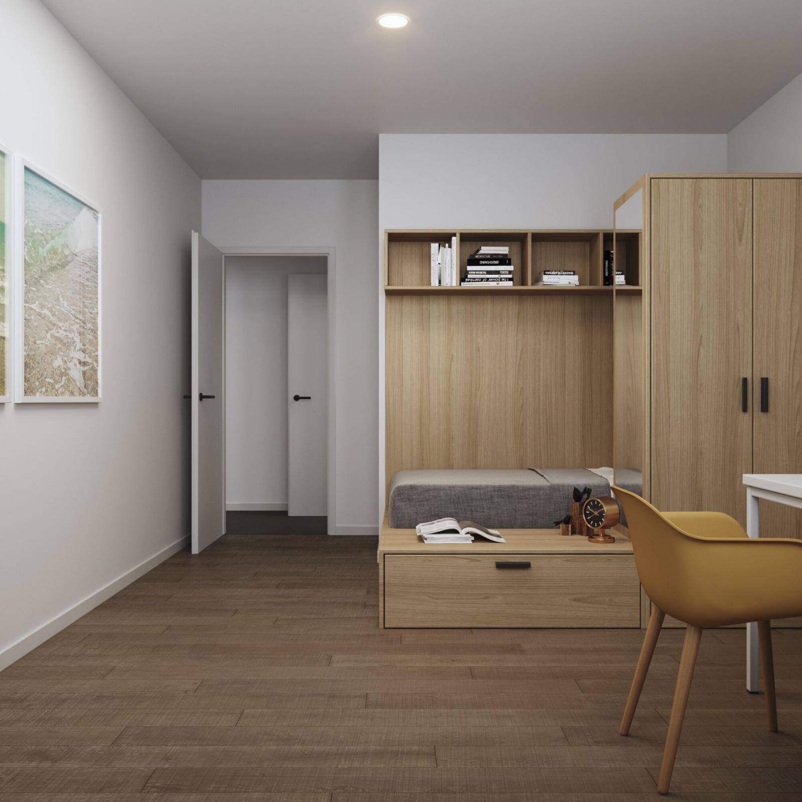 Chambre meublée en colocation dans un appartement de 101m2, 3 colocata
