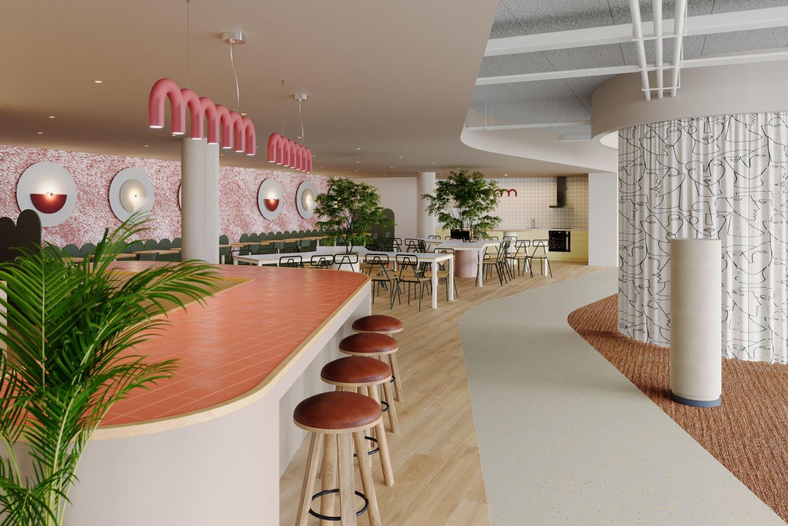 Chambre meublée en colocation dans un appartement de 108m2, 4 colocata