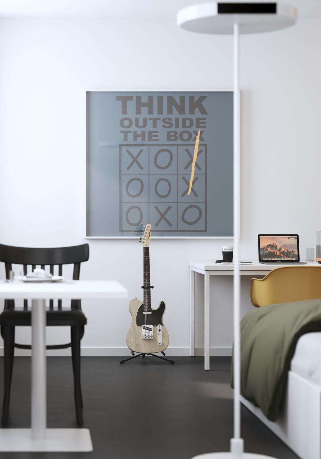 Appartement 2 pce meublé neuf d'environ 30m2