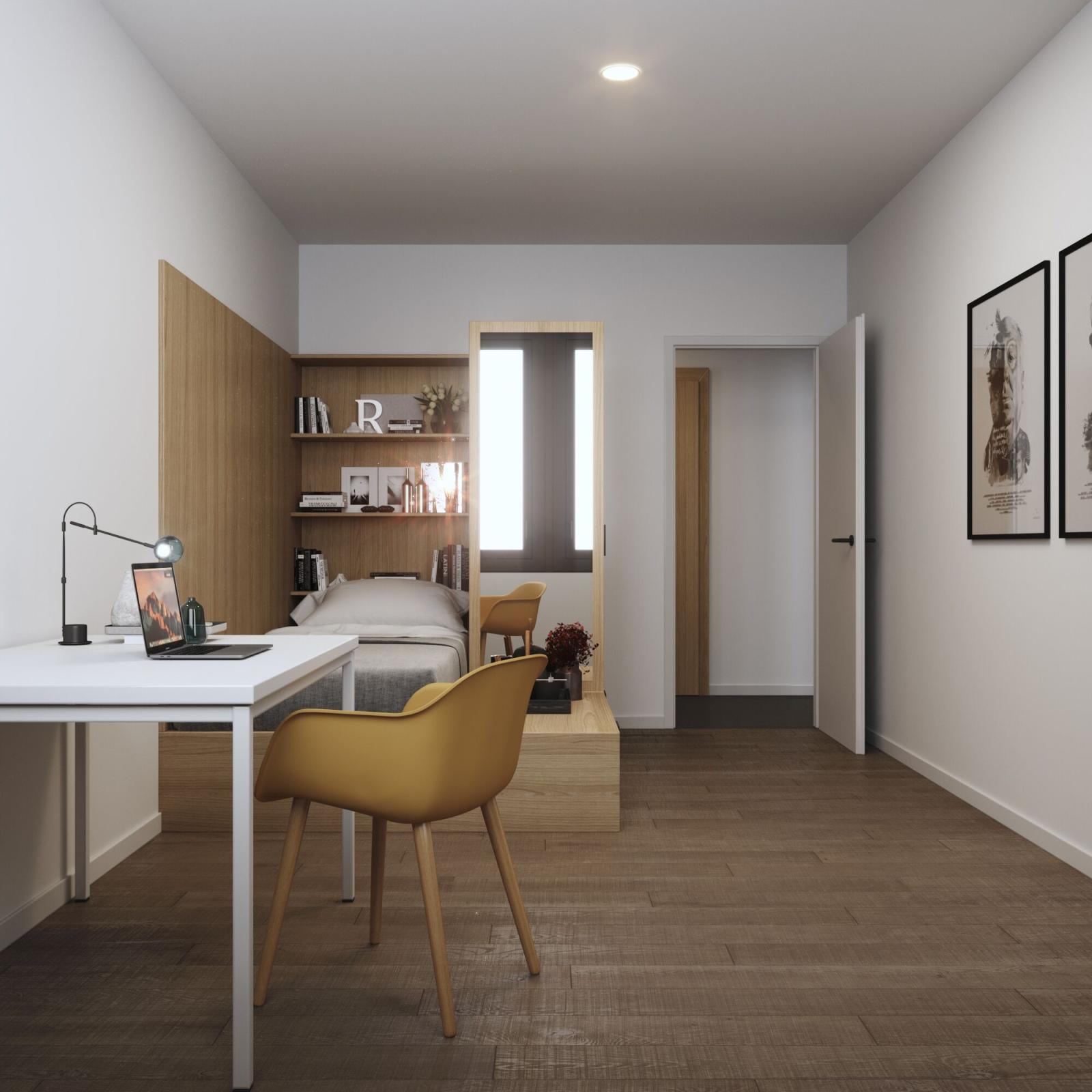 Chambre meublée en colocation dans un appartement de 101m2, 3 colocata