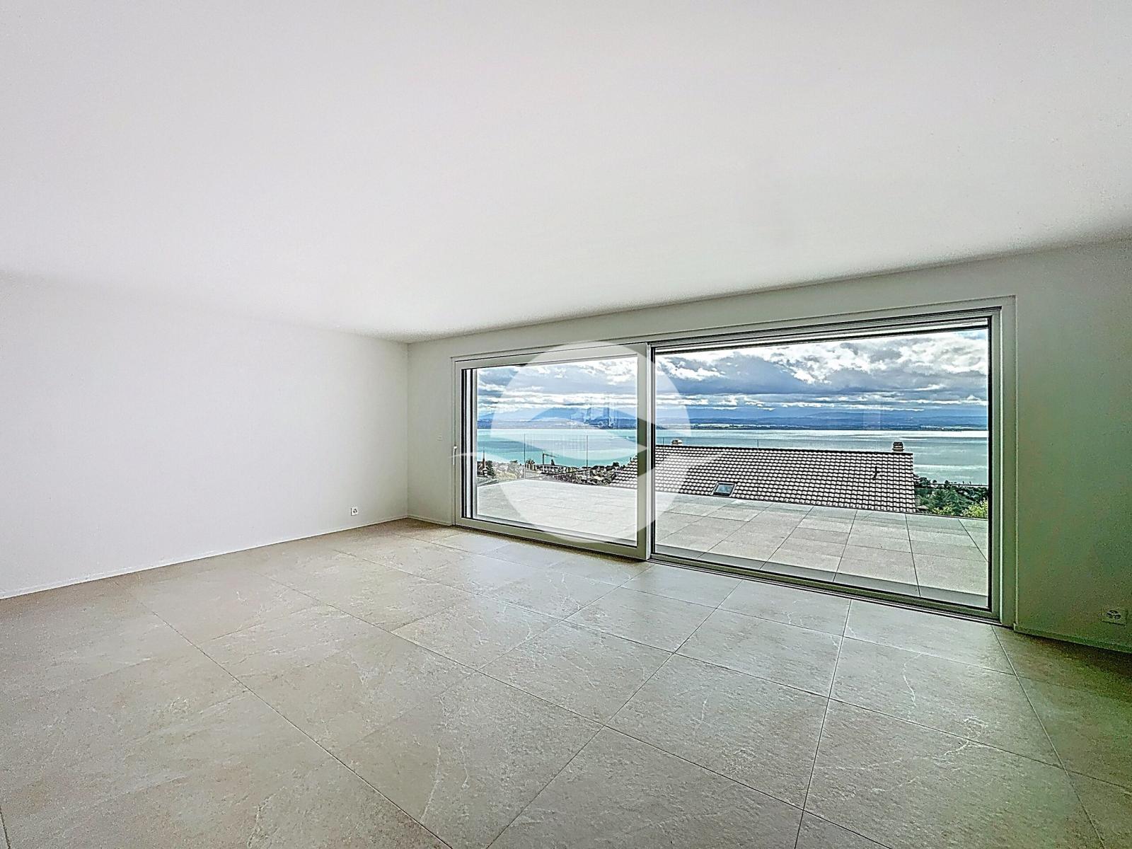 Villa mitoyenne de standing – 6.5 pièces – Vue panoramique sur le lac