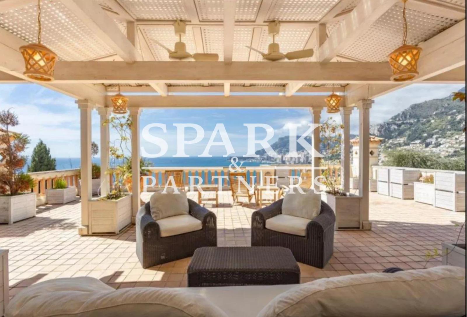 Roquebrune Cap Martin-  vue Monaco