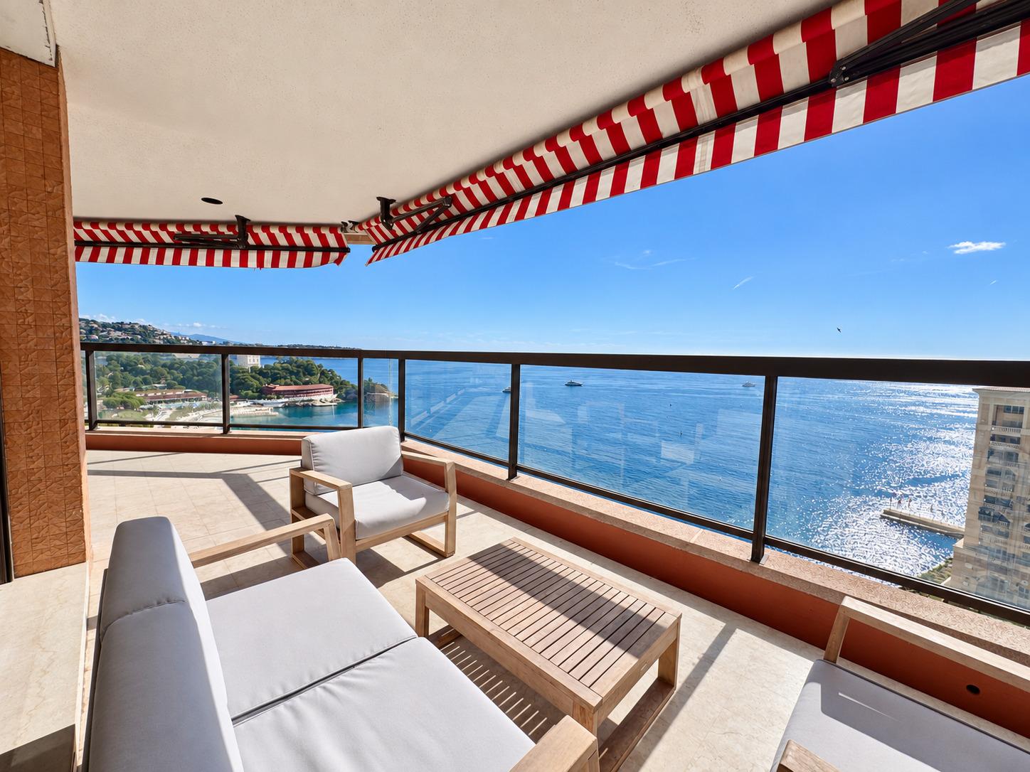 Monte Carlo Sun – Superbe 4 pièces avec vue mer panoramique