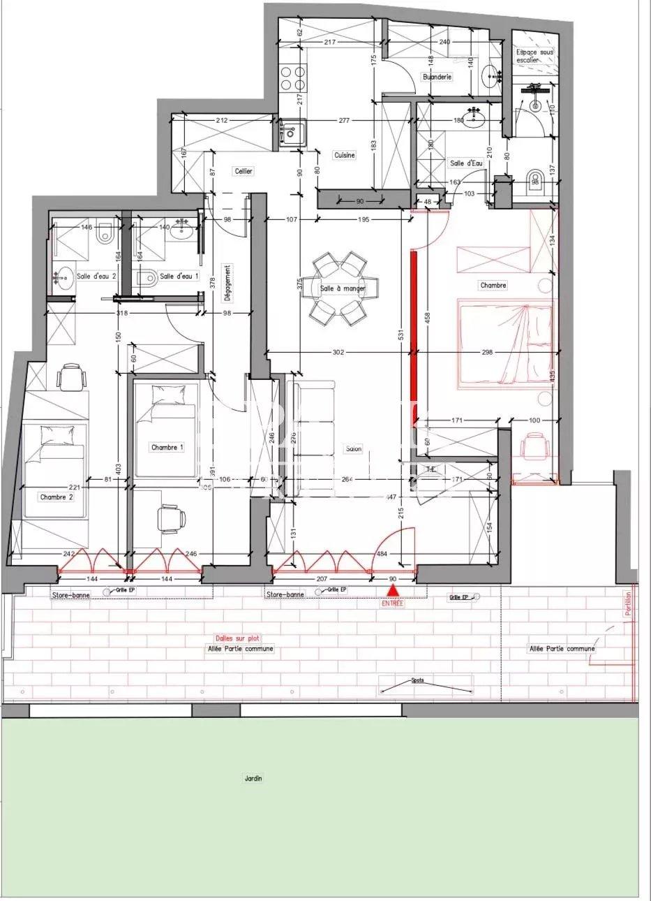 Luxueux appartement modulable avec terrasse privée dans le prestigieux Carré d’Or