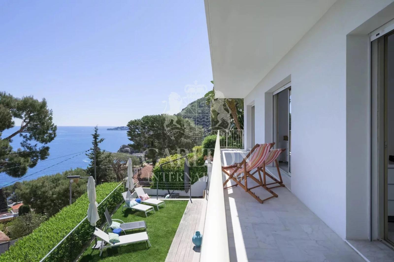 Vue mer à couper le souffle – Villa lumineuse à 5 min de la plage - Èze-sur-Mer