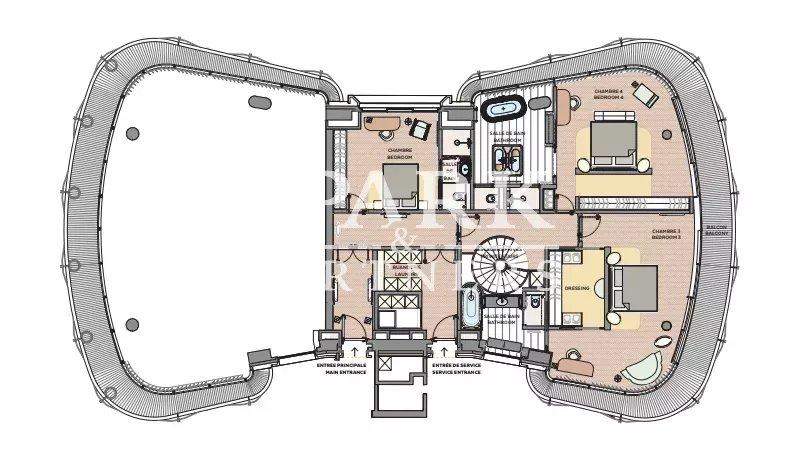 Monaco - Carré d'Or - Exceptionnel duplex