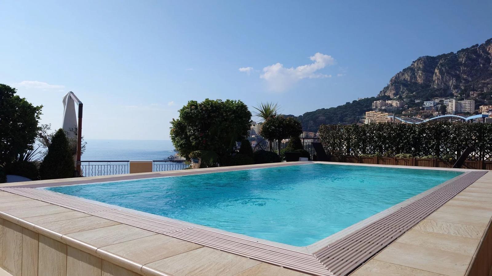 LOCATION – 7 PIÈCES AVEC PISCINE – DERNIER ÉTAGE – MEMMO CENTER – VUE MER PANORAMIQUE