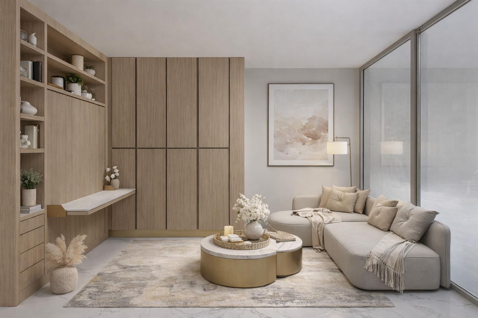 Riviera Palace – Studio rénové avec vue sur les montagnes