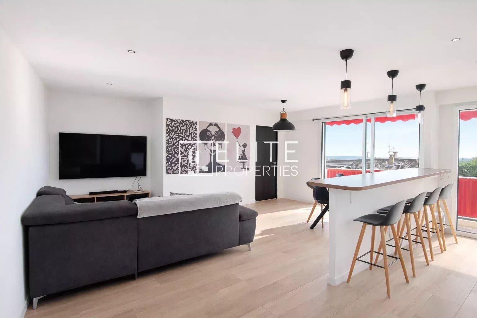 EXCEPTIONNEL T2 57 m² TERRASSE 15 m² PARKING PRIVATIF CAVE 5 m² Entièrement refait à neuf - Expo Sud Est