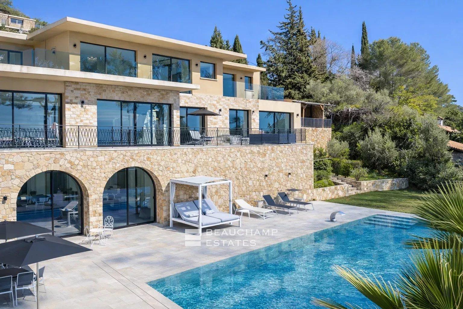 Villa contemporaine 5 chambres avec vue mer - Mougins