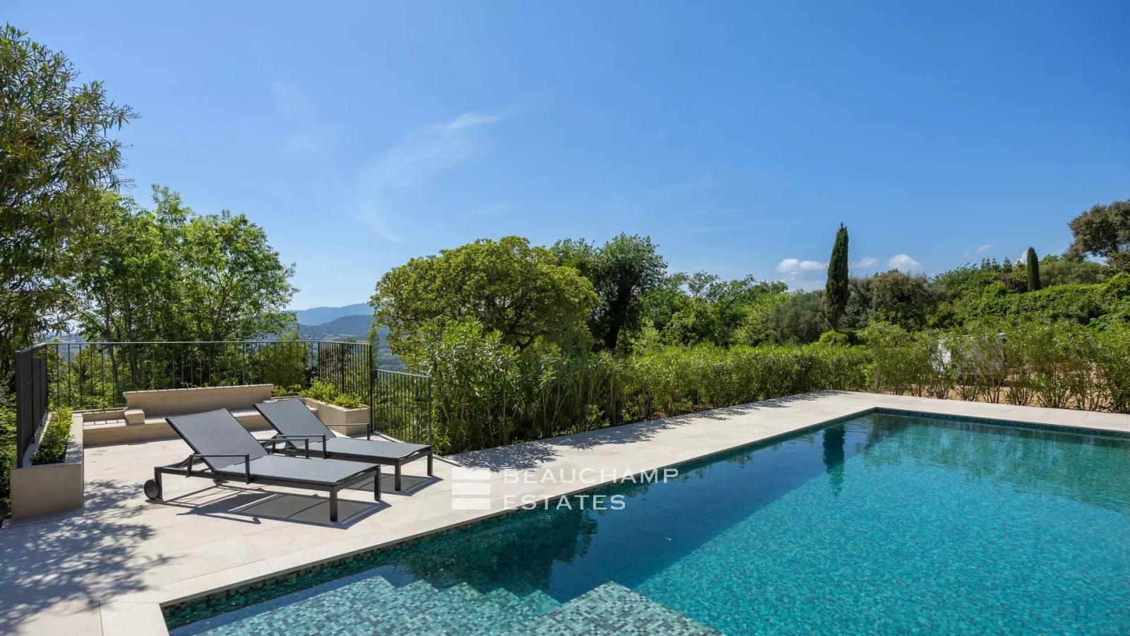 Gassin Hills – Villa rénovée d’exception avec vue sur les collines tropeziennes