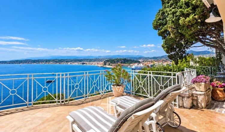 NICE MONT BORON - VILLA ART DÉCO  - VUE MER