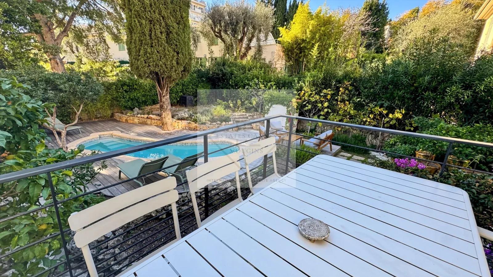 Emplacement Privilégié au Cœur de Cannes : Maison de Ville avec Piscine et Stationnement Privatif