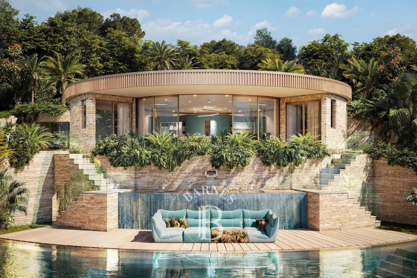Villa d’architecture contemporaine avec vue panoramique sur la Côte d’Azur