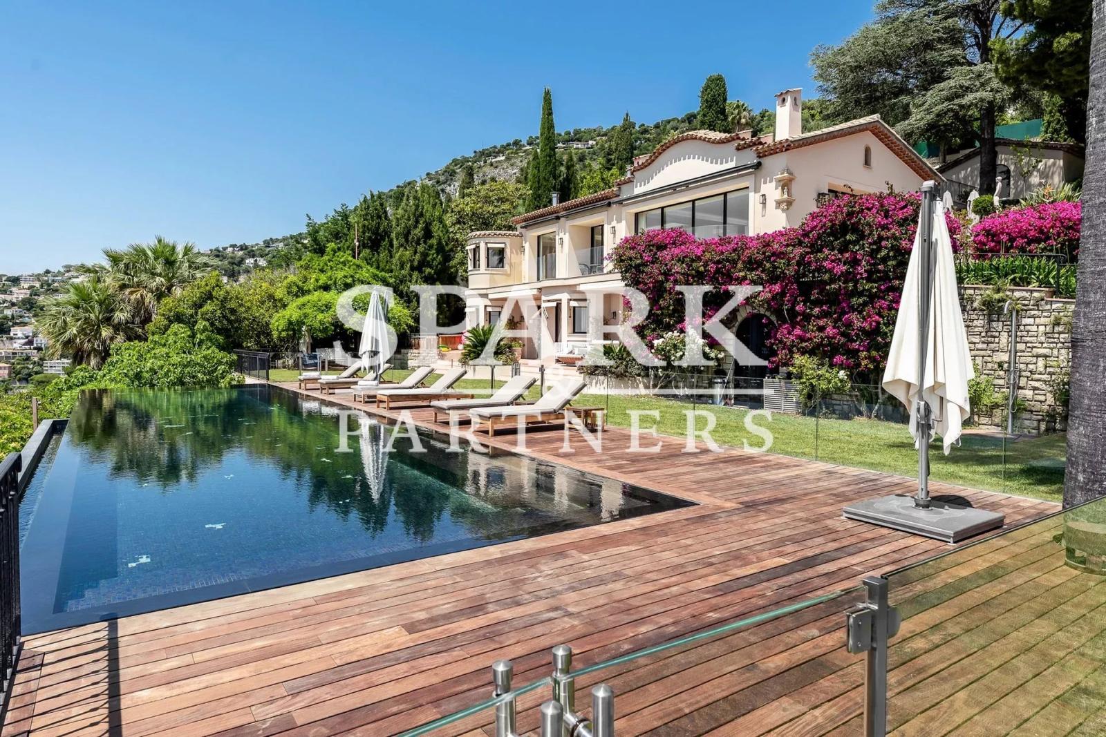 Villefranche sur Mer - Unique propriété avec vue imprenable sur la mer