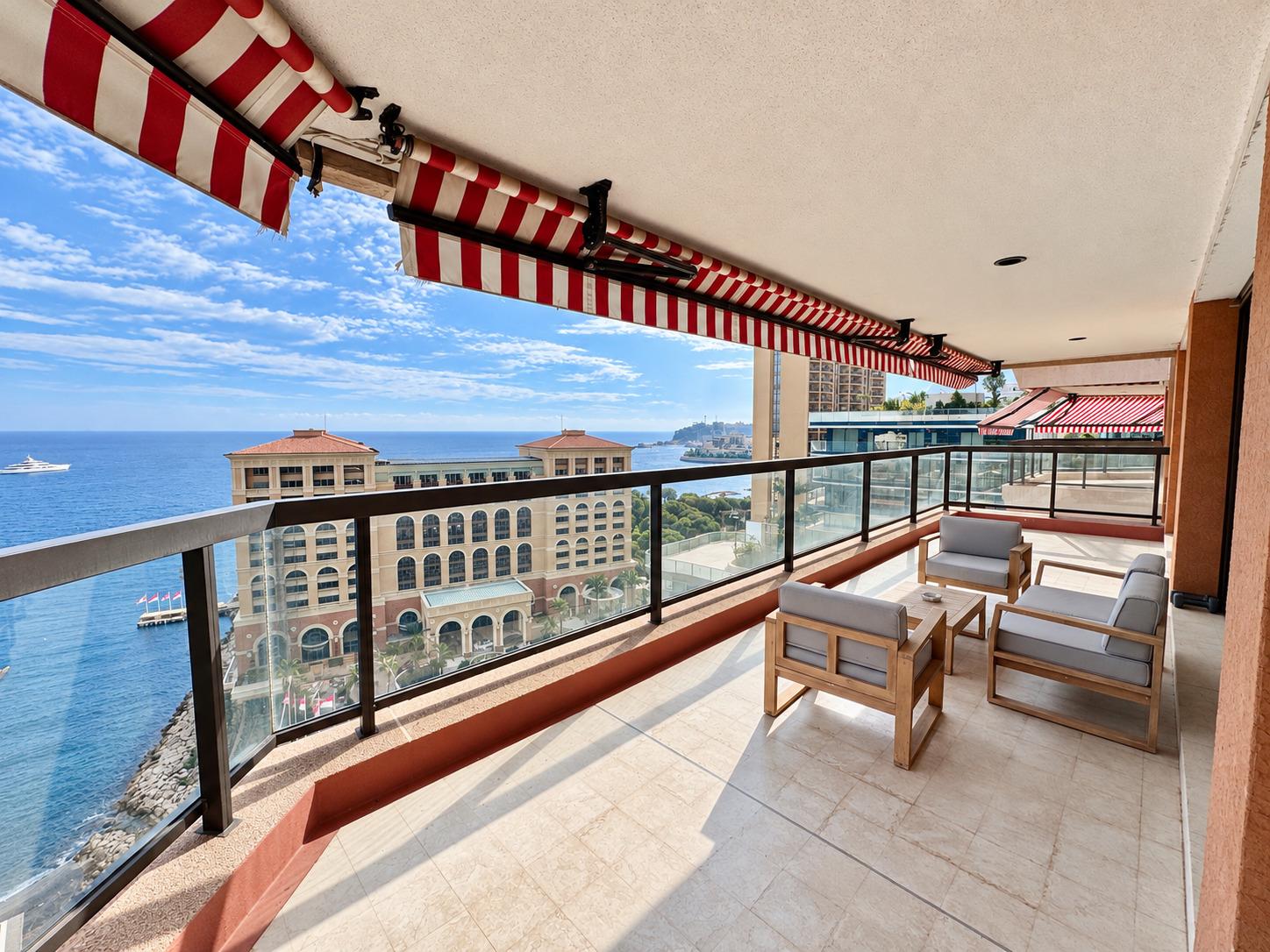 Monte Carlo Sun – Superbe 4 pièces avec vue mer panoramique
