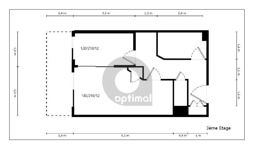 Menton Casino - appartement avec terrasse - vue jardin