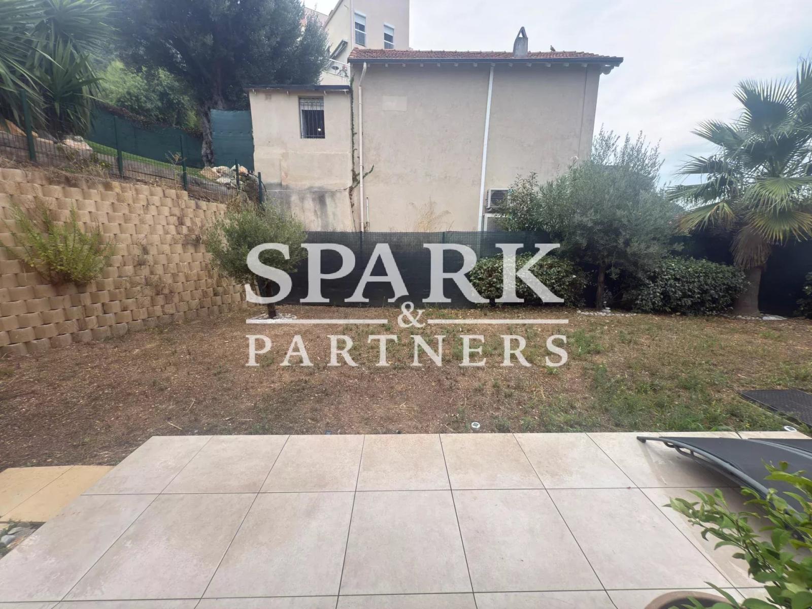 Beausoleil- Appartement 3 pièces meublé avec jardin