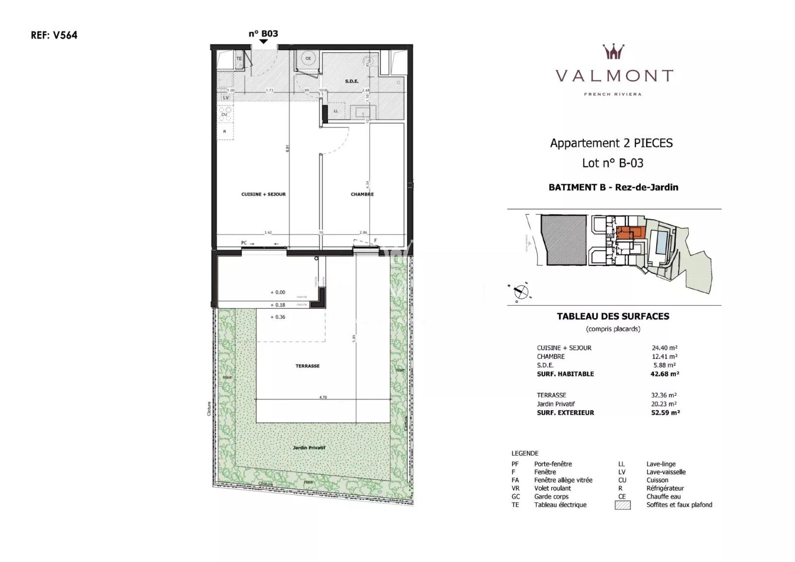 MAGNIFIQUE DEUX PIECES DANS UNE RESIDENCE D'EXCEPTION