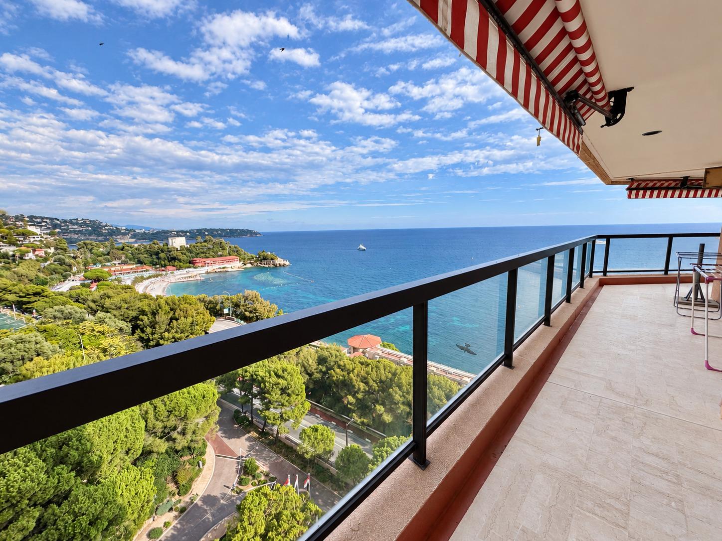 Monte Carlo Sun – Superbe 4 pièces avec vue mer panoramique