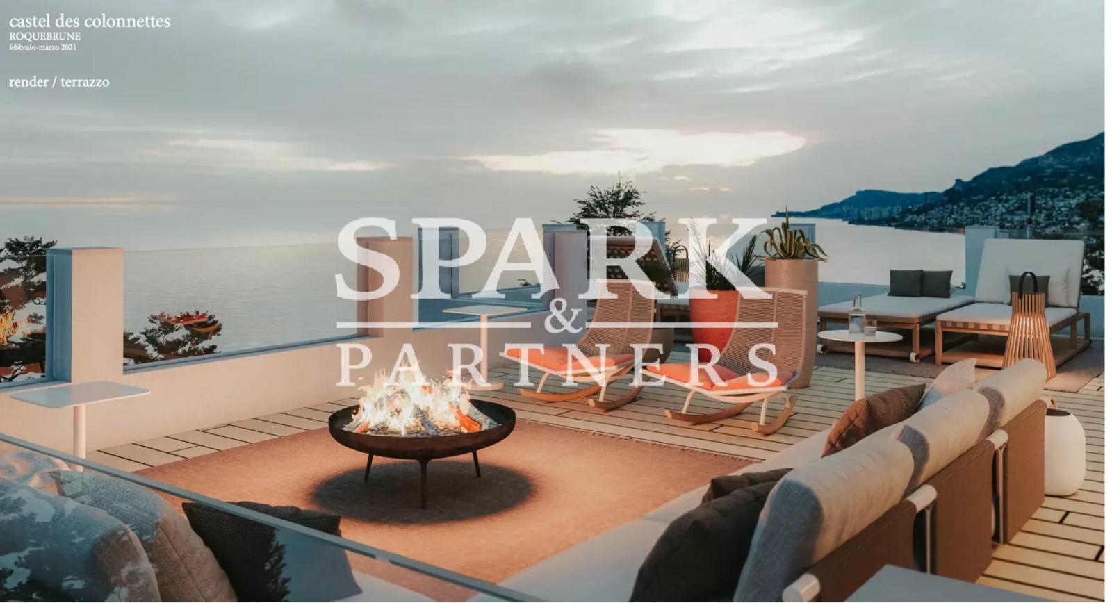 Roquebrune Cap Martin-  vue Monaco