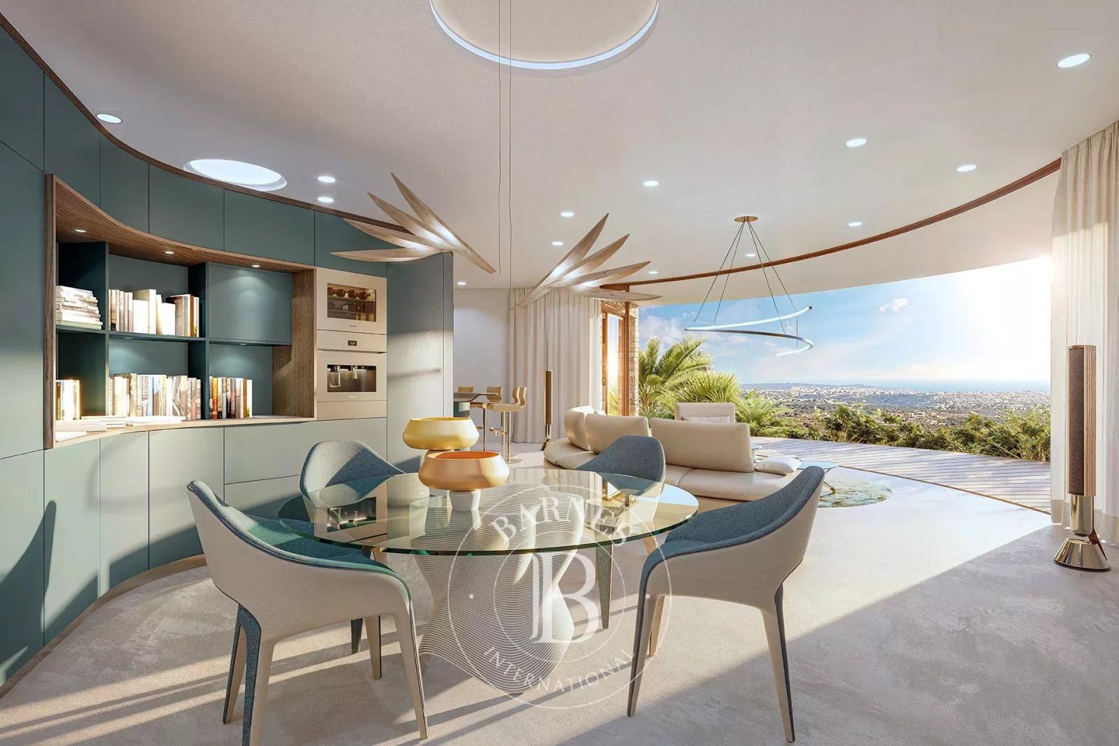Villa d’architecture contemporaine avec vue panoramique sur la Côte d’Azur