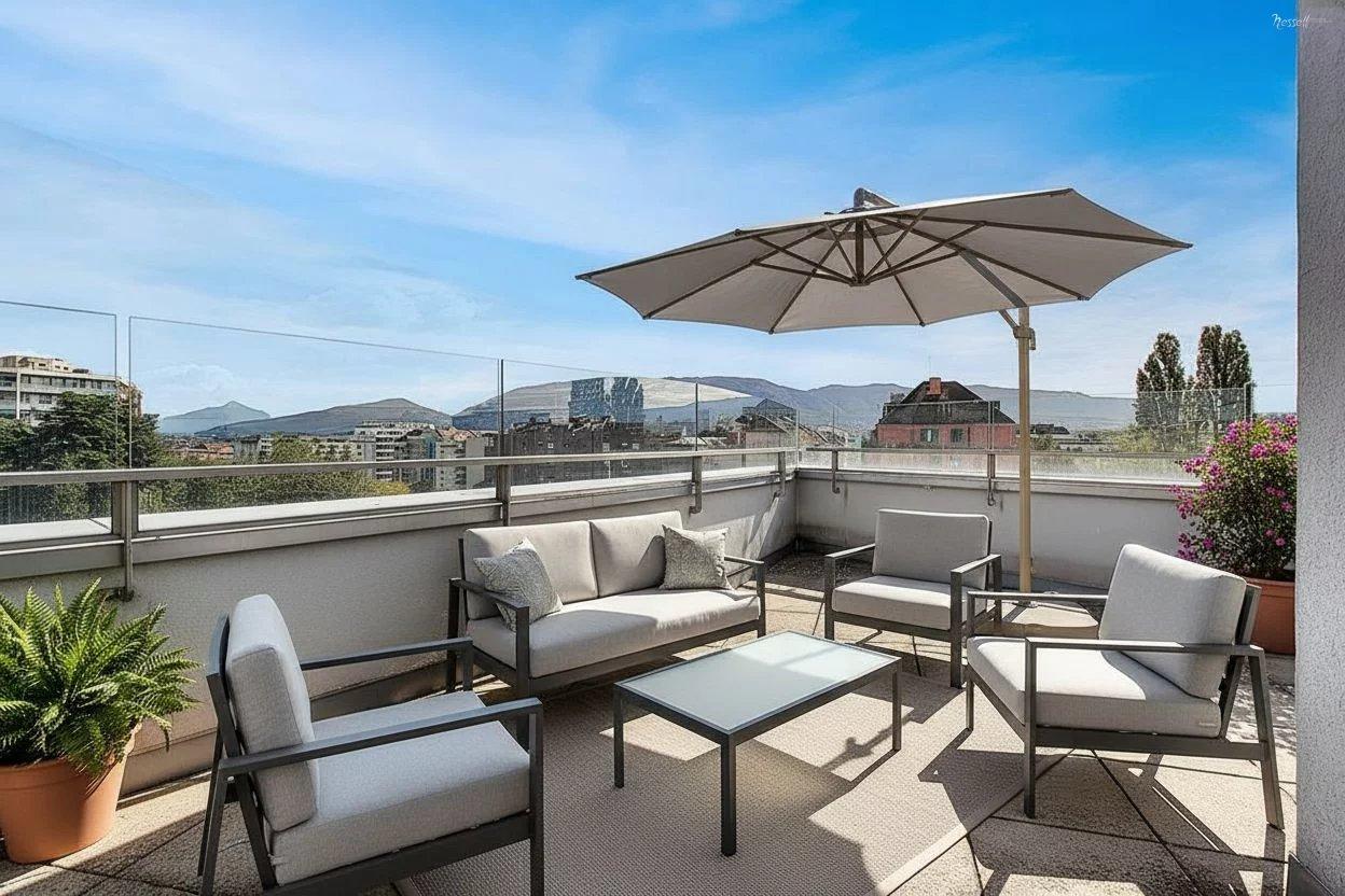 En exclusivité – Attique duplex d’exception avec vue panoramique à Saint-Jean