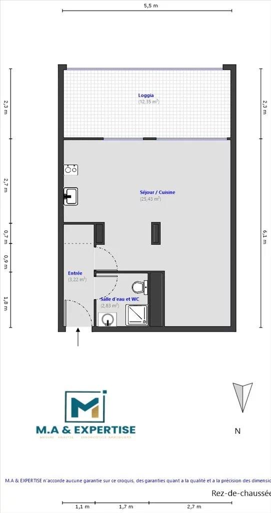 EXCLUSIVITÉ – GRAND STUDIO – À 20 MÈTRES DE LA PLAGE – CAVE & PARKING