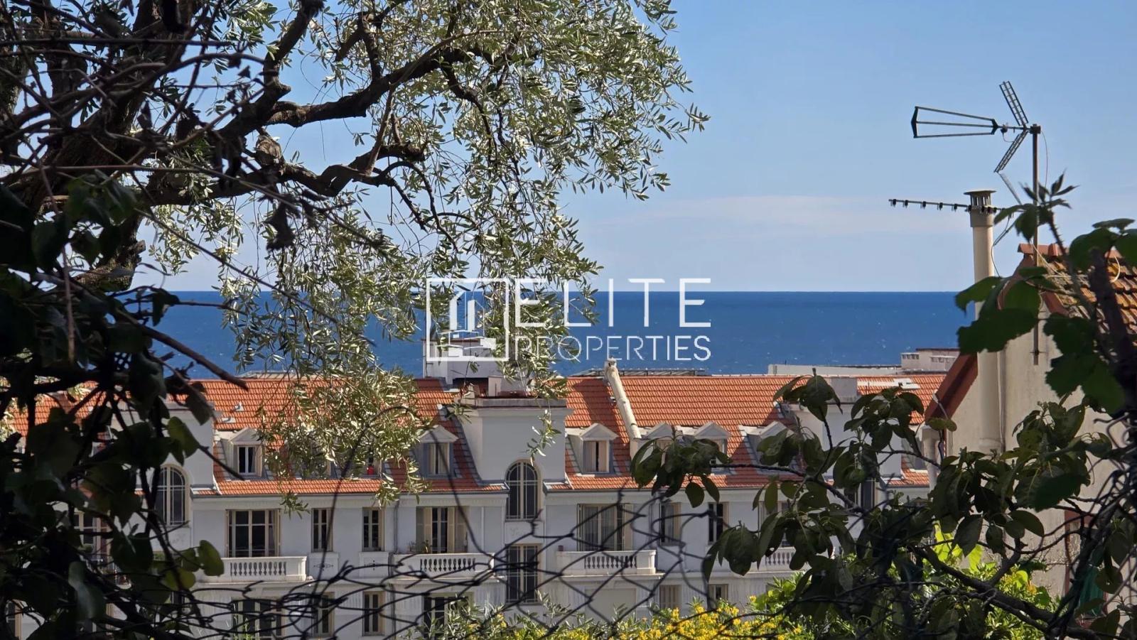Appartement 86 m² + JARDIN VUE MER - NICE